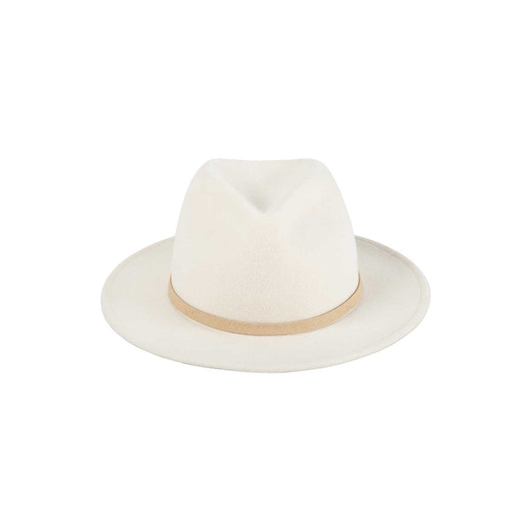The Palo Fedora - Wool Felt Fedora Hat in White