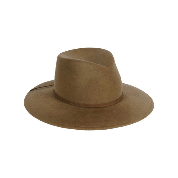 The Weekender - Wool Felt Fedora Hat in Brown