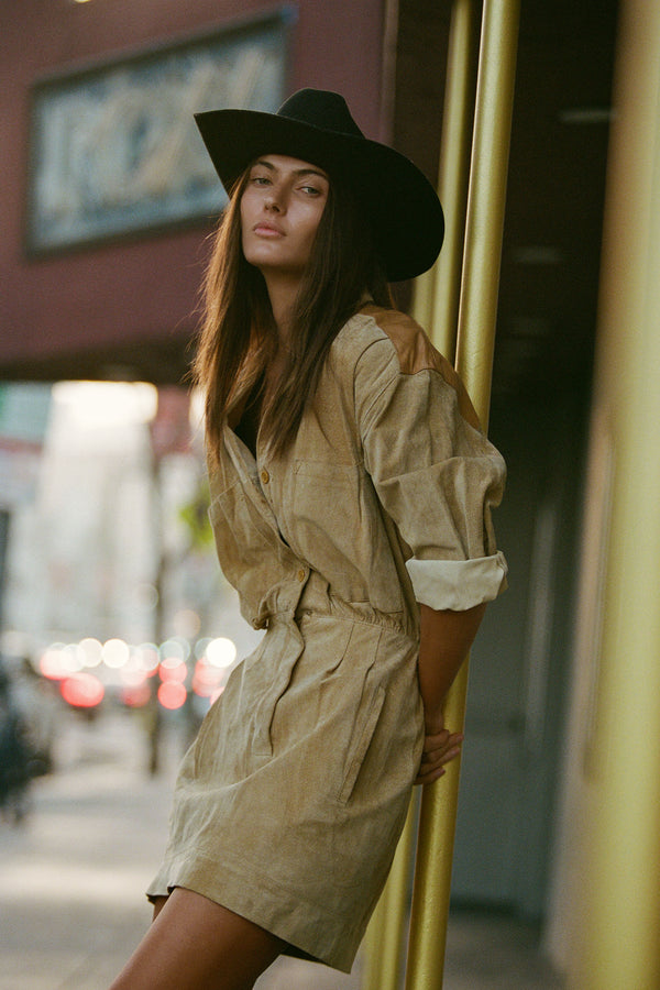 The Ridge - Wool Felt Cowboy Hat in Black