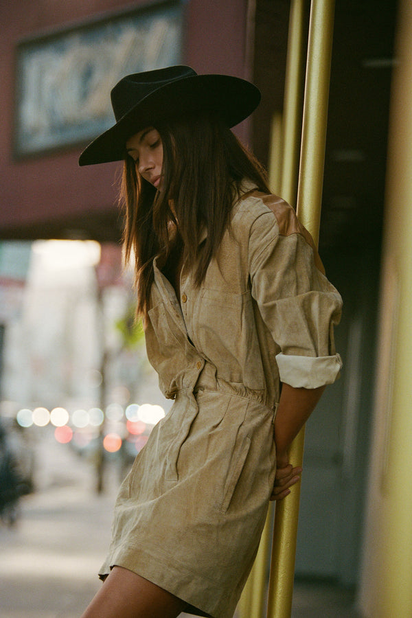 The Ridge - Wool Felt Cowboy Hat in Black