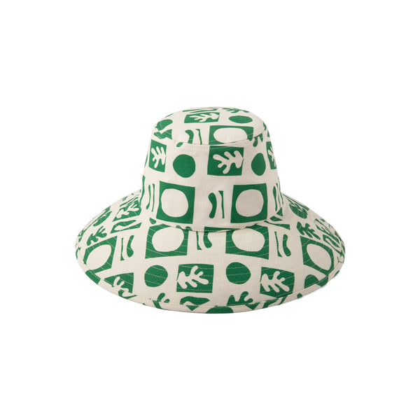 Holiday Bucket - Cotton Bucket Hat in Green