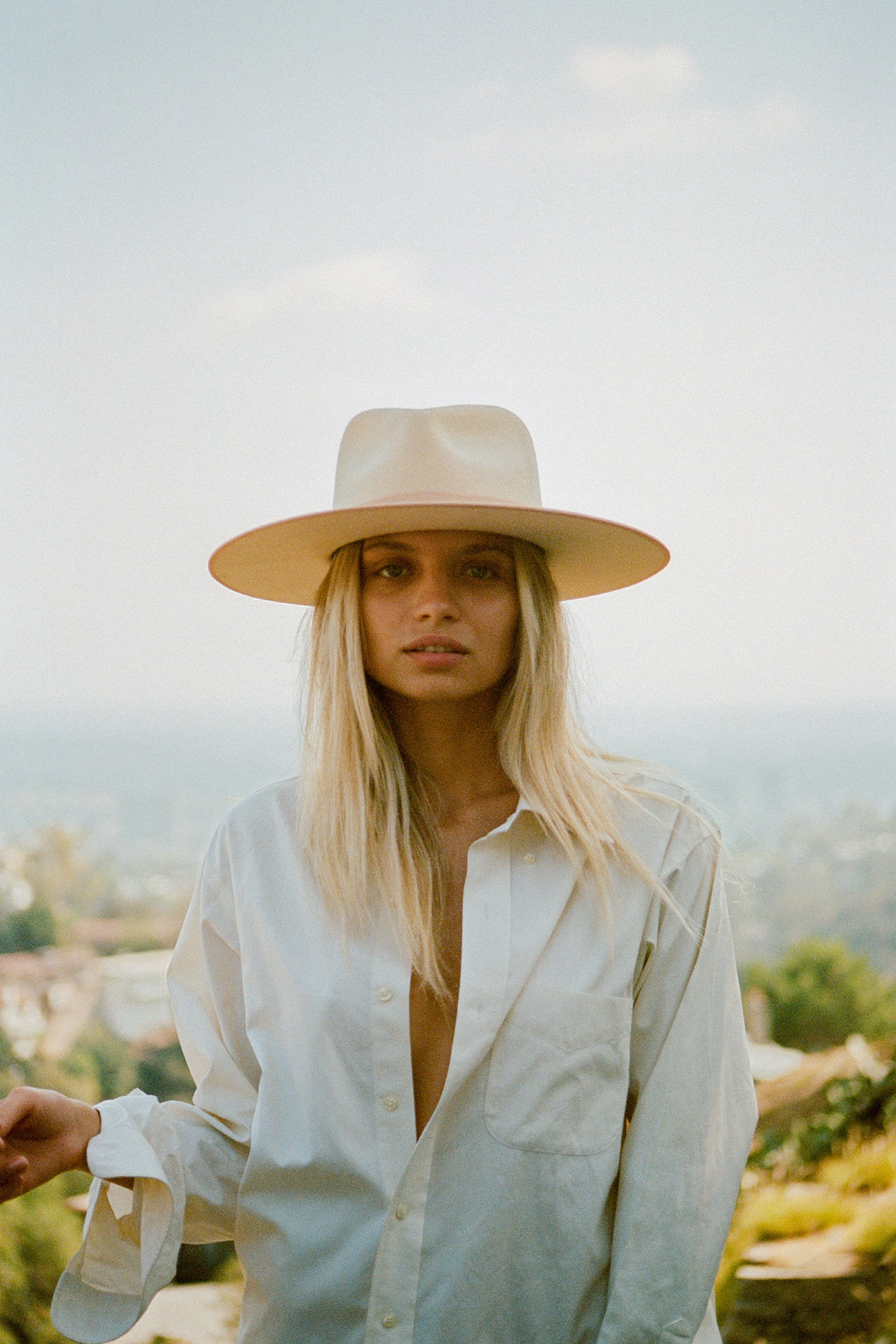 Ivory Rancher - Wool Felt Fedora Hat in Beige | Lack of Color