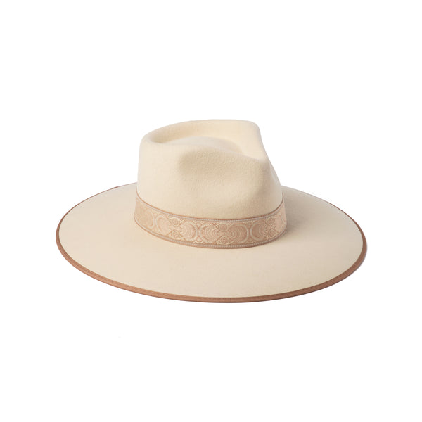 Ivory Rancher Special - Wool Felt Fedora Hat in White