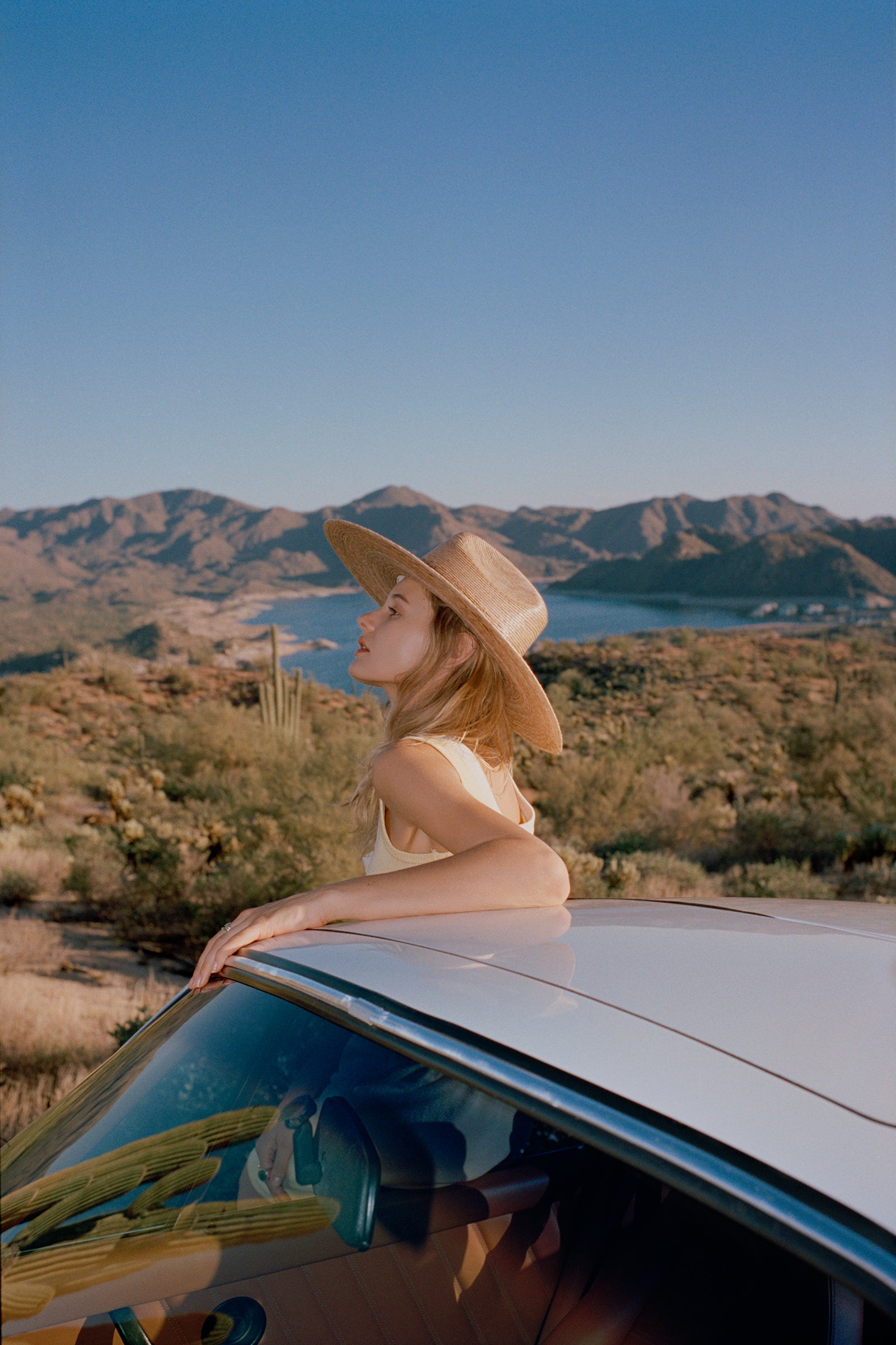 Western Wide Palma - Straw Cowboy Hat in Natural | Lack of Color