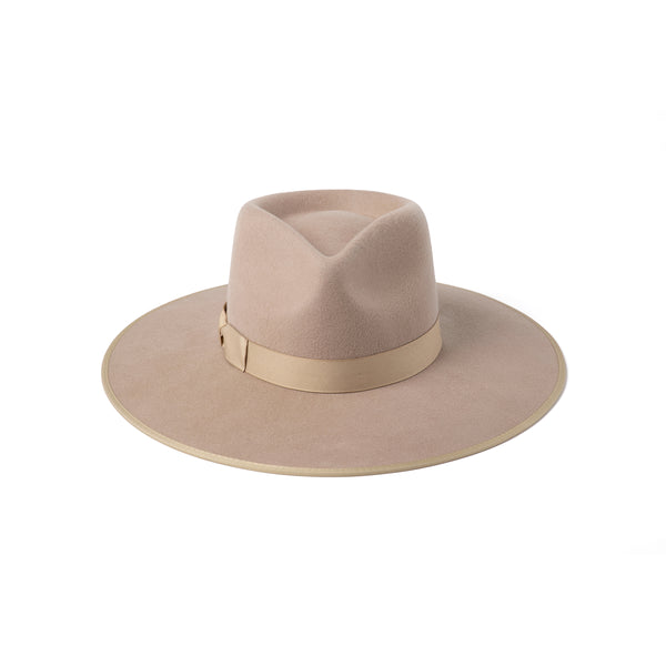 Zulu Rancher - Wool Felt Fedora Hat in White