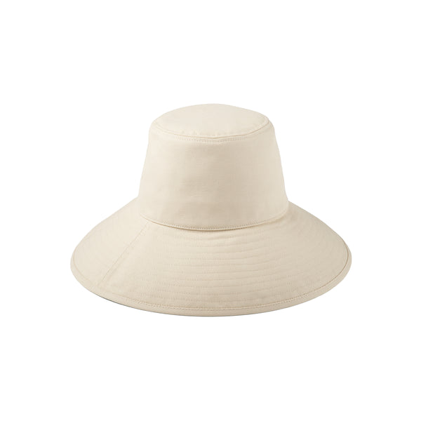 Holiday Bucket - Cotton Bucket Hat in Beige