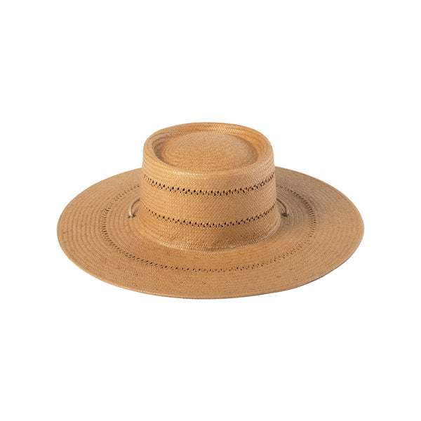 The Jacinto - Straw Boater Hat in Natural